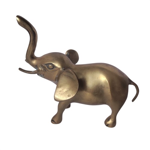 Figurina elefante ottone - figurina, in