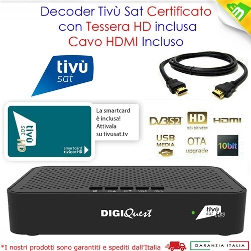 Decoder sat satellitare - decoder, hd